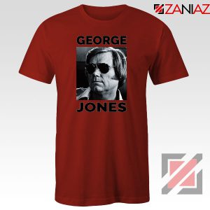 George Jones Photo Musician Red Tshirt