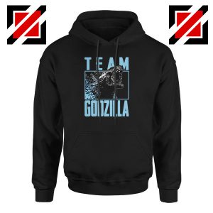 Team Godzilla Monster Film Black Hoodie