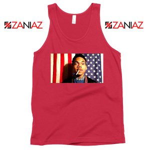 Acid Rap Mixtape American Flag Red Tank Top