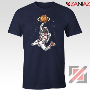 Astronaut Graphic Space Dunk Navy Blue Tshirt