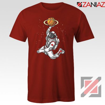 Astronaut Graphic Space Dunk Red Tshirt