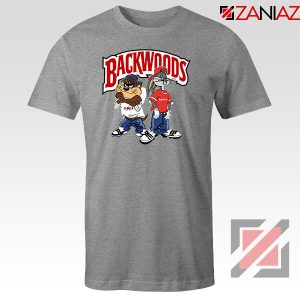 Backwoods Logo Bugs and Taz Grey Tee