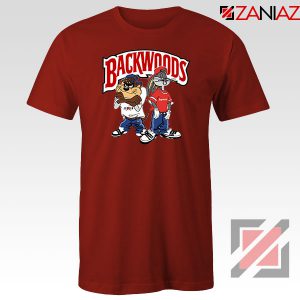 Backwoods Logo Bugs and Taz Red Tee