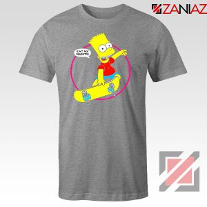 Bart Simpson Sitcom Eat My Shorts Sport Grey Tshirt