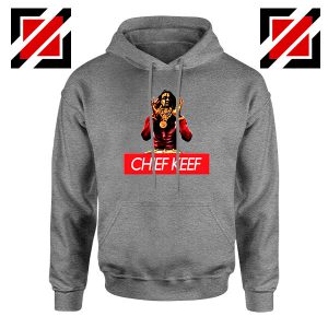 Chief Keef American Rapper Grey Hoodie