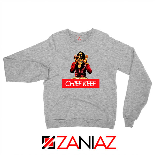 Chief Keef Gloryboys Rapper Grey Sweatshirt