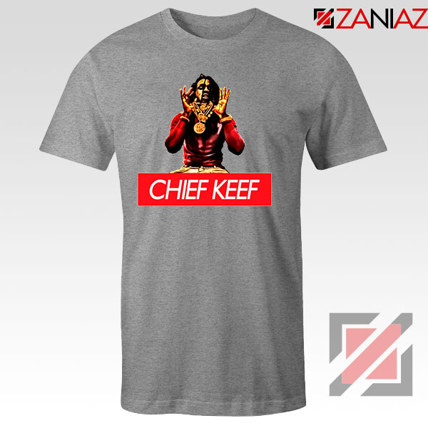 Chief Keef Gloryboys USA Rapper Grey Tshirt