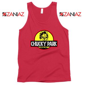 Chucky Jurassic World Halloween Red Tank Top