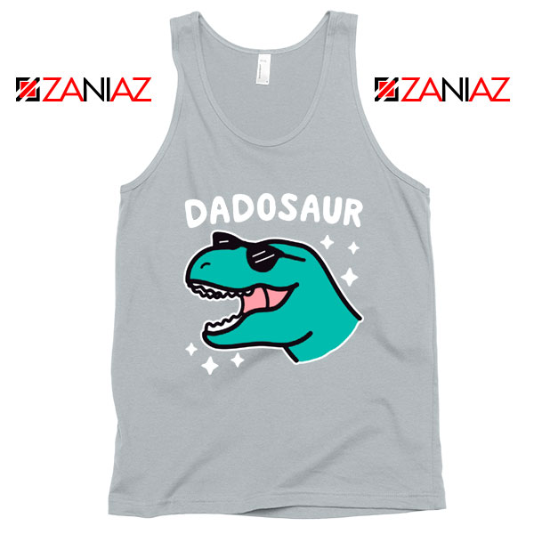 Dad Dinosaur Best Graphic Grey Tank Top