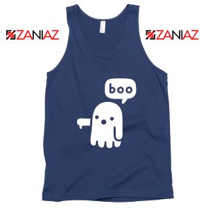 Ghost Of Disapproval Best Graphic Navy Blue Tank Top