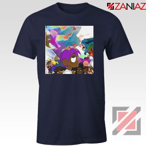 Lil Uzi Vert Lp Rapper Graphic Navy Blue Tee