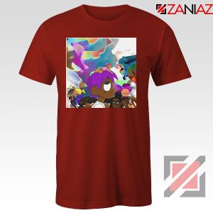 Lil Uzi Vert Lp Rapper Graphic Red Tee