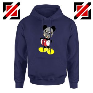 MF Doom Mickey Mascot Best Navy Blue Hoodie