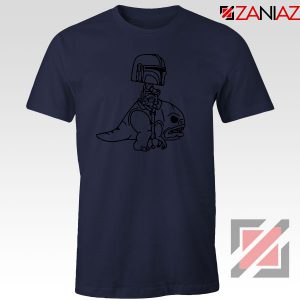 Mandalorian Blurrg Rider Navy Blue Tshirt