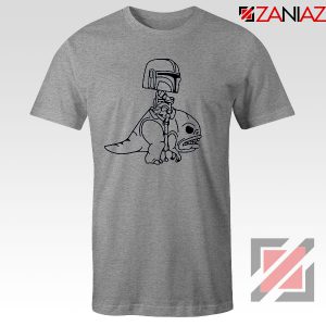 Mandalorian Blurrg Rider Sport Grey Tshirt