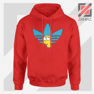Marge Simpson Sitcom Adidas Red Hoodie