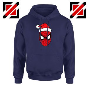 Marvel Spiderman Christmas Navy Blue Hoodie