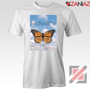 Monarch Butterfly Graphic Animal White Tshirt