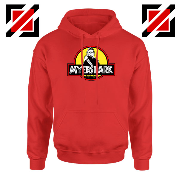 Myers Park Jurassic Logo Halloween Red Hoodie