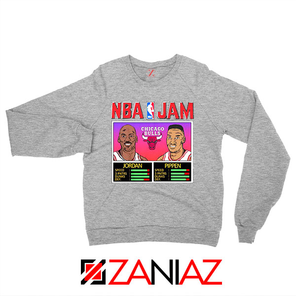 NBA Player Basketball Duo Jam Grey Sweatshirt
