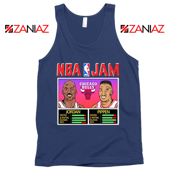 NBA Player Basketball Duo Jam Navy Blue Tank Top