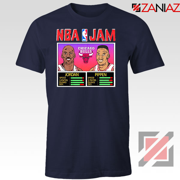 NBA Player Basketball Duo Jam Navy Blue Tshirt