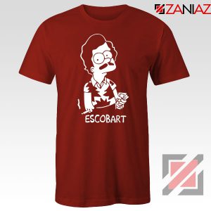 Pablo Escobart Simpson Cheap Red Tshirt