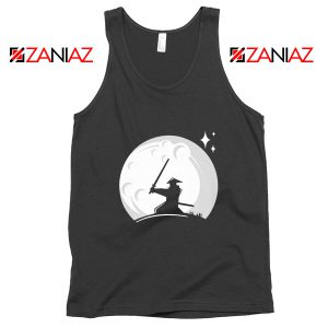 Samurai Silhouette Moon Best Tank Top