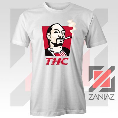 Snoop Dogg THC Smoke Vintage White Tshirt