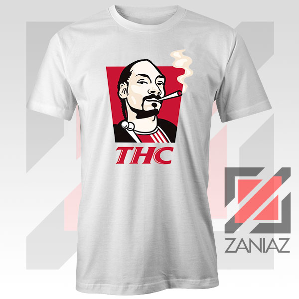 Snoop Dogg THC Smoke Vintage White Tshirt