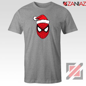 Spiderman Superhero Christmas Grey Tshirt
