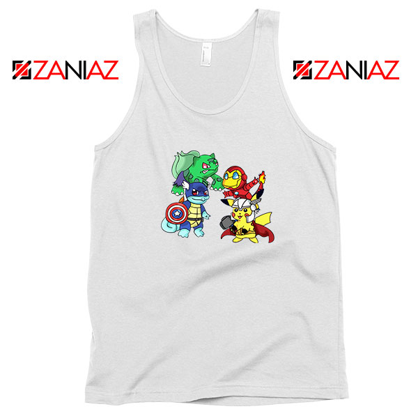 Superhero Pokemon Avengers Tank Top – Anime Meets Comic Style