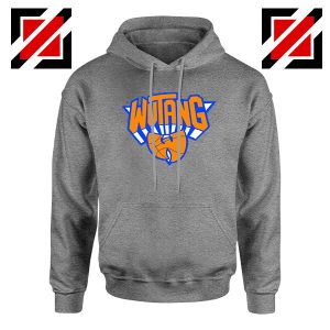 Wu Tang Clan Basketball NY Knicks Grey Hoodie
