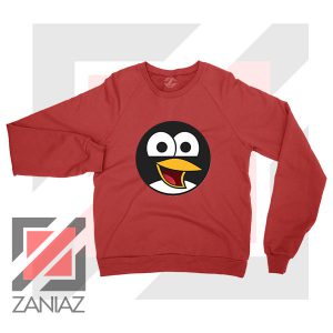 Angry Tux The Penguin Red Sweater