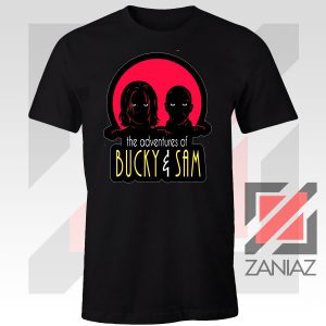 Bucky Falcon Adventures Black Tshirt