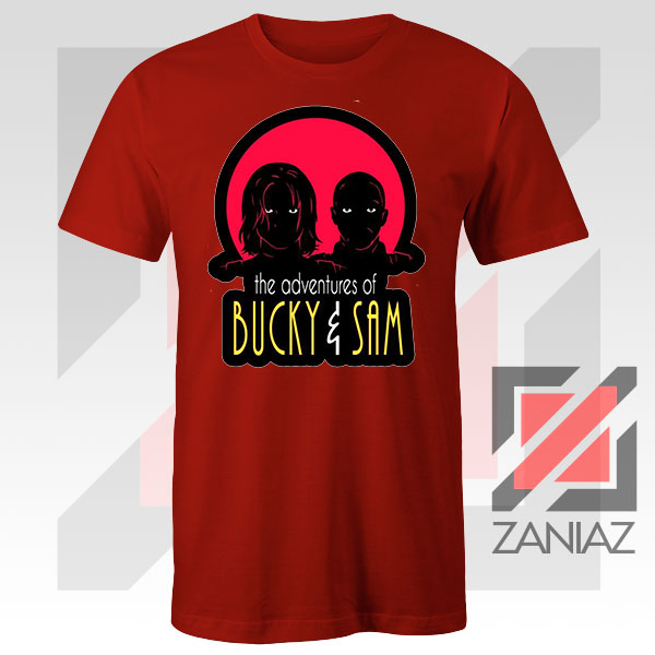 Bucky Falcon Adventures Red Tshirt