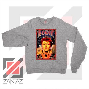 David Bowie Carnegie Halls Sport Grey Sweatshirt
