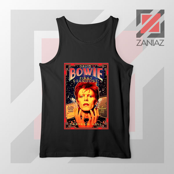 David Bowie Carnegie Halls Tank Top – Iconic Music Graphic