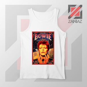 David Bowie Carnegie Halls White Tank Top