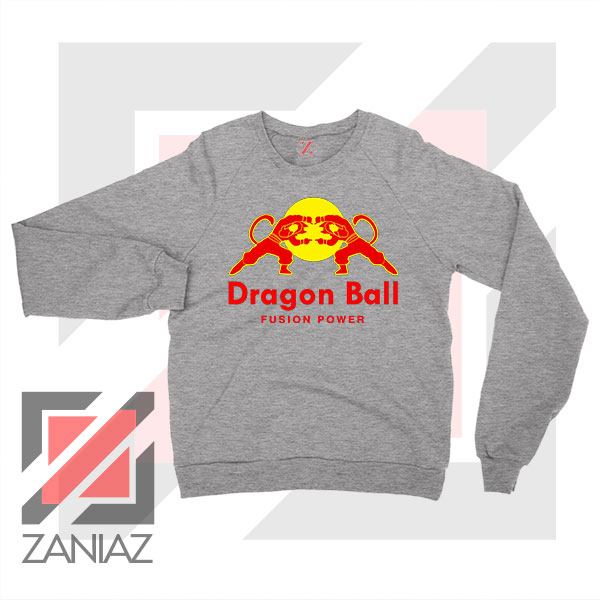 Dragon Ball Red Bull Logo Best Grey Sweatshirt