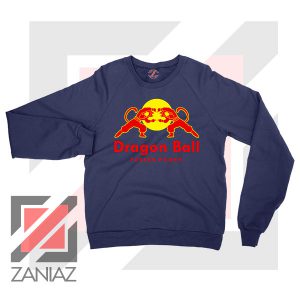 Dragon Ball Red Bull Logo Best Navy Blue Sweatshirt