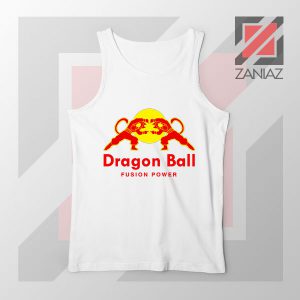 Dragon Ball Red Bull Logo New White Tank Top