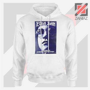Elton John Fourth Album Poster White Hoodie