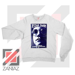 Elton John Fourth Album Poster White Sweatshirt