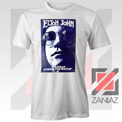 Elton John Poster Singer White Tshirt