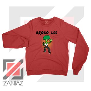 Funny Broco Lee Red Sweatshirt