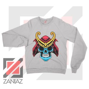 Japanese Samurai Skull Graphic Sweatshirt
