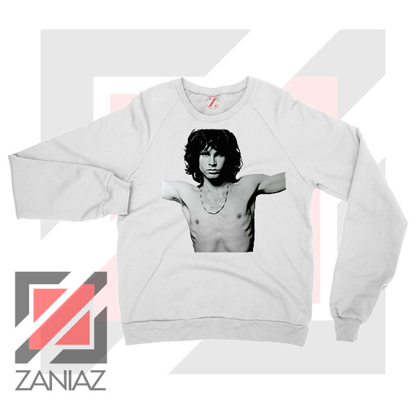 Jim Morrison Musician Graphic Sweater – Iconic Rock Legend Style