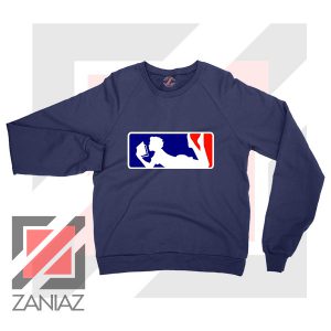Major League Logo Reading Navy Blue Sweatshirt