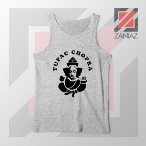 Makaveli Chopra Graphic Sport Grey Tank Top
